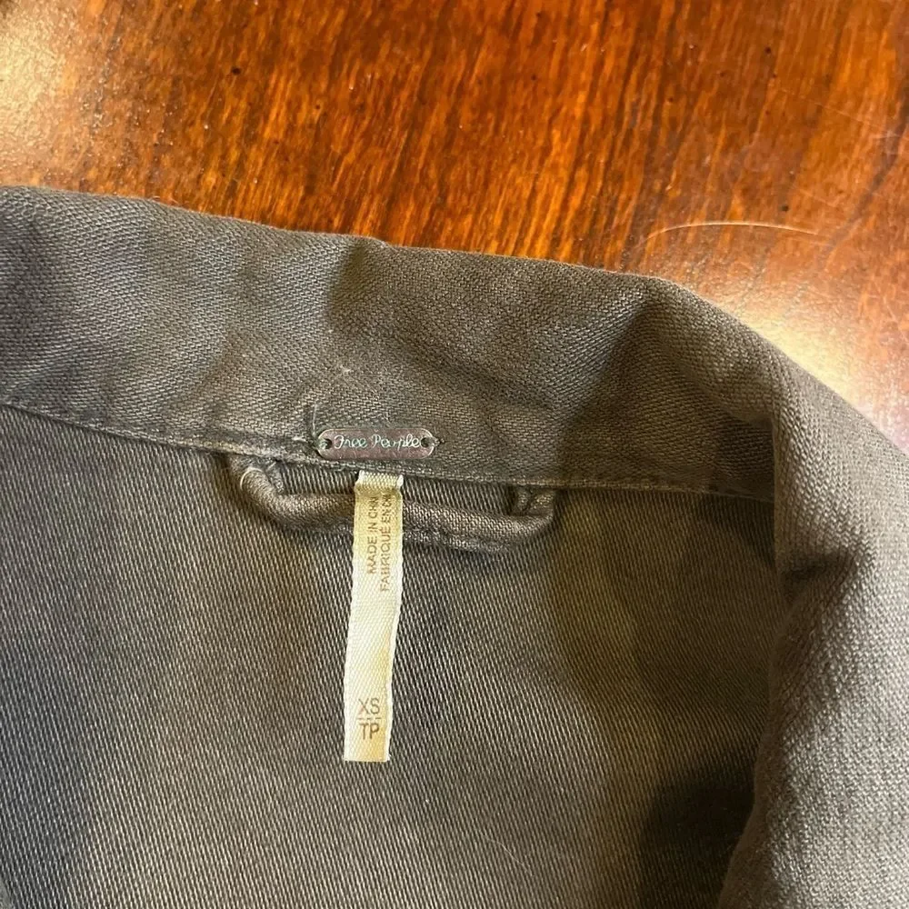 Free People Womens Faye Military Jacket - Picture 6 of 8